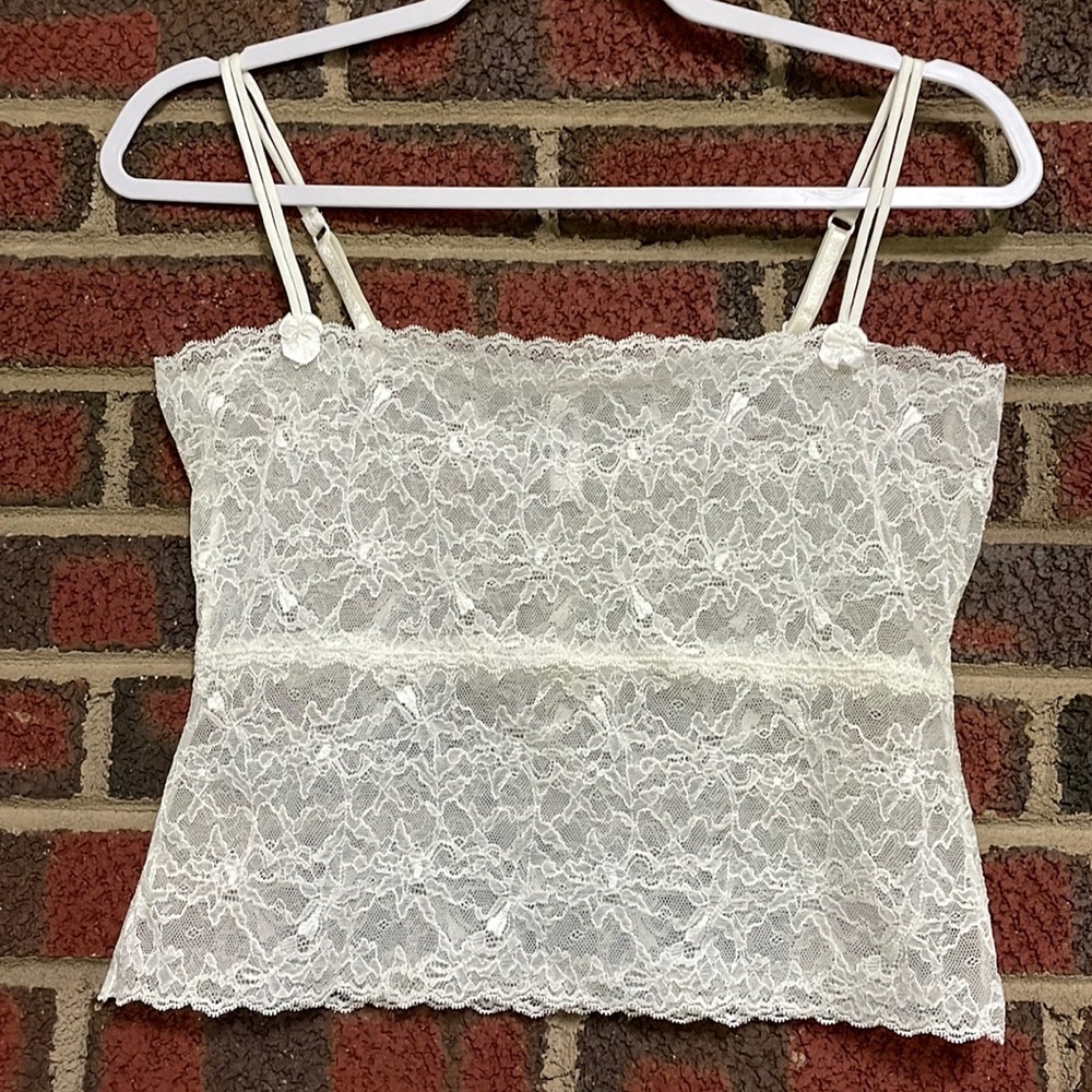 L'Intimates Lace Cropped Cami Women’s Size Large